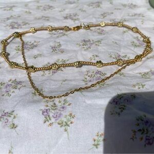 Cute Dainty Gold Necklacd Choker
